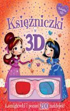 KSIĘŻNICZKI W 3D KSIĄŻKA Z OKULARAMI ŁAMIGŁÓWKI I PONAD 200 NAKLEJEK3D